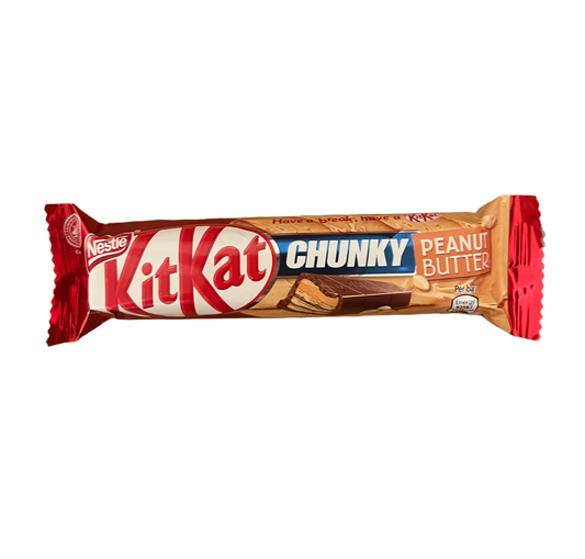British Nestle KitKat Chunky Peanut Butter Flavor 40g