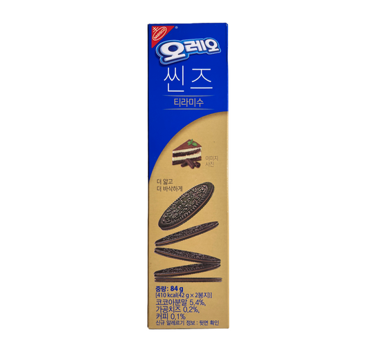 Korean Oreo Thins Tiramisu Flavor 84g