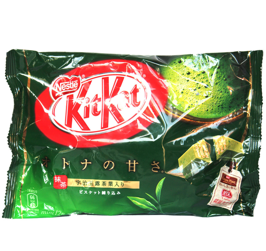 Japanese Nestle KitKat Minis 11 Pack Matcha Flavor 135g